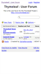 Mobile Screenshot of forum.thymeleaf.org